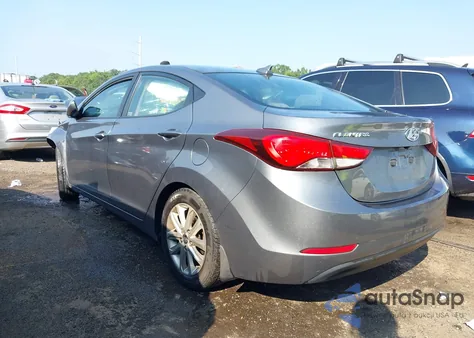 2016 Hyundai Elantra Se z USA, uszkodzony, nr VIN KMHDH4AE4GU568357